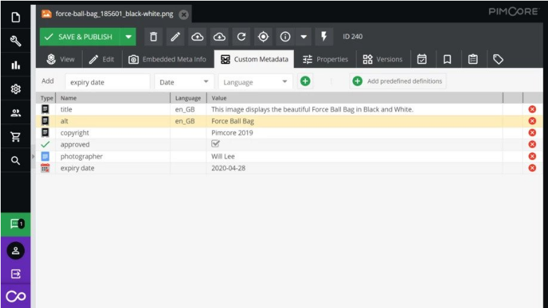 Simple Digital Assets Handling