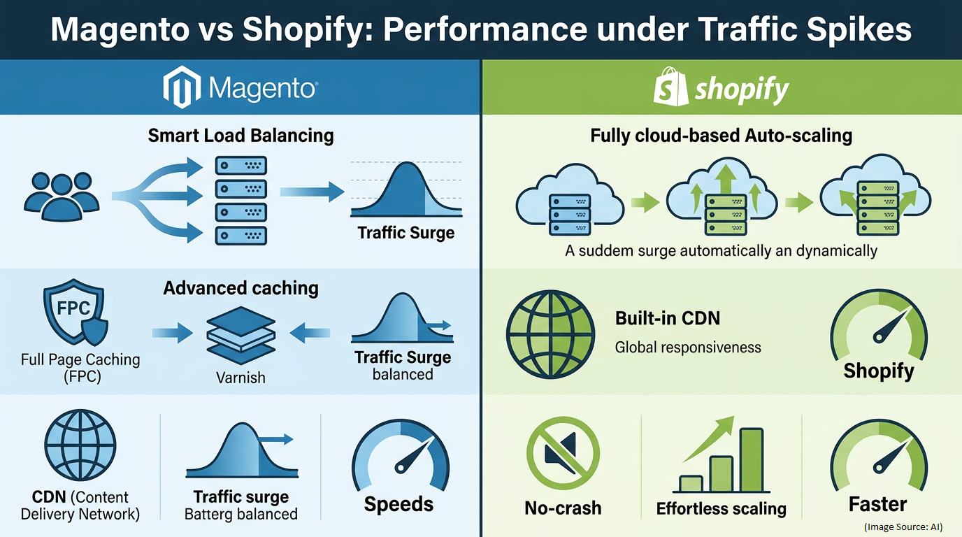 Performance under traffic spikes