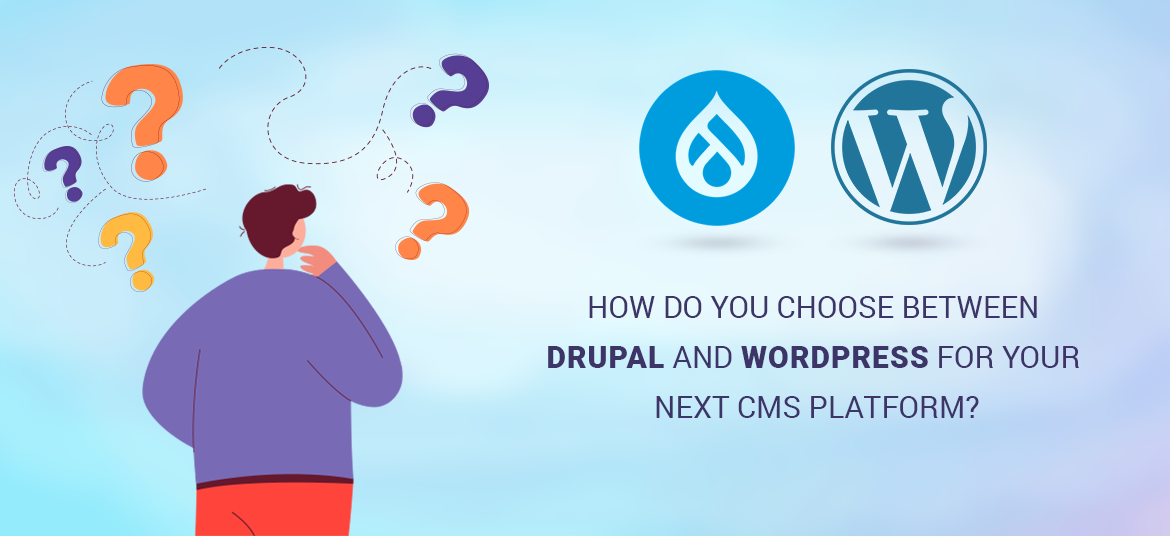 choose between Drupal and WordPress