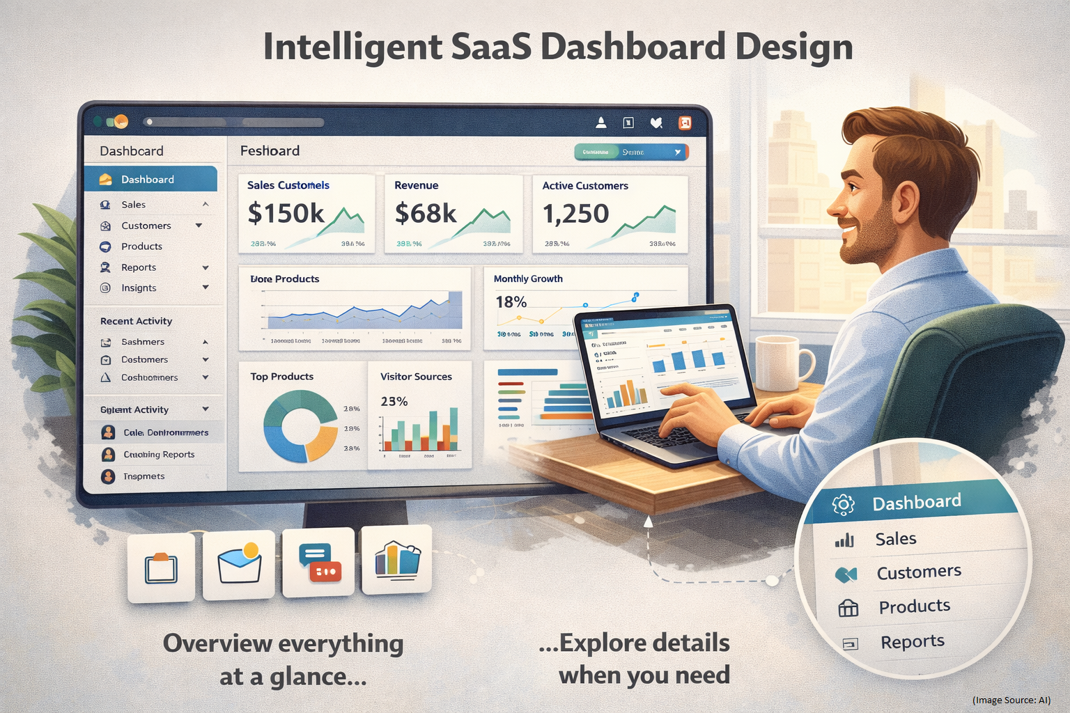 Intelligent SaaS Dashboard Design 